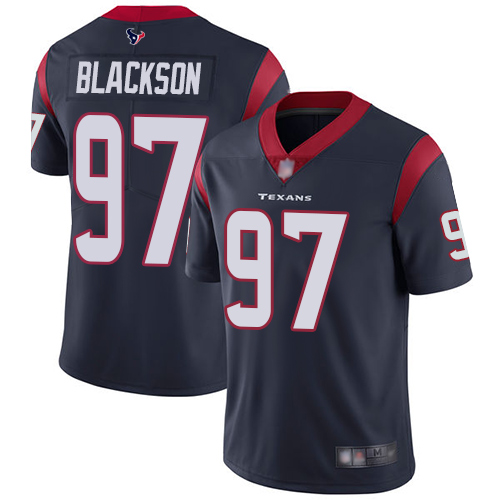 Houston Texans Limited Navy Blue Men Angelo Blackson Home Jersey NFL Football #97 Vapor Untouchable->youth nfl jersey->Youth Jersey